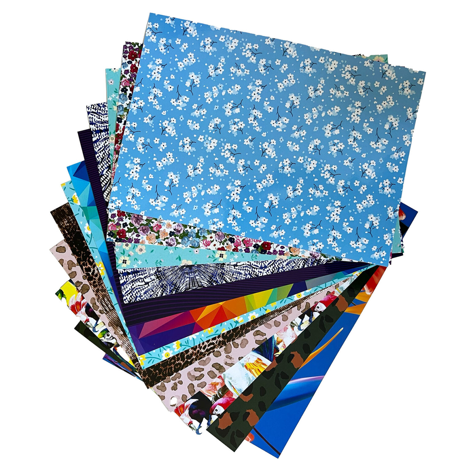 12 Double Sided Colour Boards - Patterns - SA Image